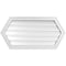 Ekena Millwork Half Round Surface Mount PVC Gable Vent: Functional, w/ 2"W x 1-1/2"P Brickmould Frame, 36"W x 18"H GVPHR36X1802SF - alternate 1